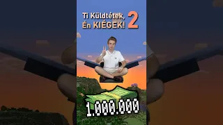 1 Millió Ft 💸 Minecraft alkotóknak! 🔥 #shorts