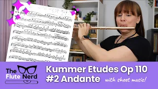 Flute Etude #2 from Kummer 24 Etudes mélodiques Op 110