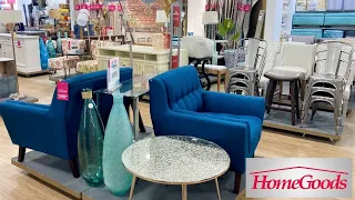 HOMEGOODS (4 DIFFERENT STORES) FURNITURE CHAIRS SOFAS DECOR SHOP WITH ME SHOPPING STORE WALK THROUGH