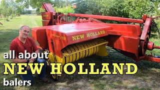 NEW HOLLAND balers from the 1960's: how they work, maintenance, operation, and making good bales