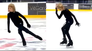 Michael Jackson on ice. Alexander Plushenko. Practice of the new program