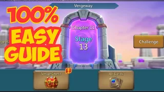 Lords Mobile Vergeway Chapter 11 Stage 13