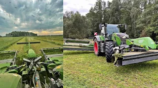 Testy kosiarek Fendt Slicer ze zrzutem w wałek | Kosimy 3 pokos 🍀 [s2023,Vlog#28]