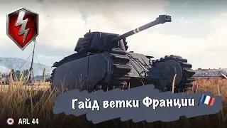 Гайд ветки Франции !!!(VI-X) ARL 44 | Wot Blitz