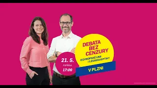 DEBATA BEZ CENZURY V PLZNI: O EVROPSKÉ UNII I S EUROSKEPTIKY