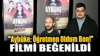 Karabük'te vatandaşlar "Aybüke; Öğretmen Oldum Ben!" filmini izledi