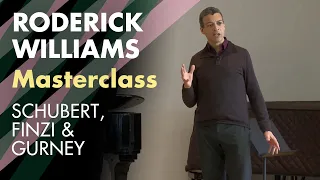 Vocal masterclass with Roderick Williams