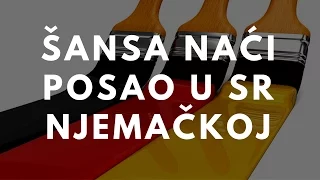 Tvoja šansa naći posao u Njemačkoj!