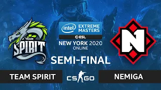 CS:GO - Team Spirit vs. Nemiga [Inferno] Map 1 - IEM New York 2020 - Semi-final - CIS