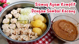 Resep Siomay Ayam Bandung Komplit, Sambel Kacangnya Juara Banget, Bikin Ketagihan