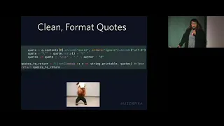 Lizzie Siegle - Parse HTML for book quotes with BeautifulSoup - 4th Annual SF Python Holiday Party