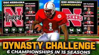 I Reset Nebraska To 1995 & Created The Greatest Dynasty Of All Time (NCAA 24)