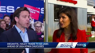 DeSantis, Haley trade jabs ahead of 2024 Iowa caucuses