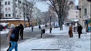 Одесса сегодня. 💥Накинулись💥 Дерибасовская гудит. Заснежило замело. Гул генераторов.