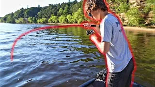 INSANE Wisconsin River Multispecies Fishing (We Found the MEGA School)