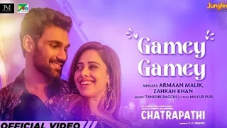 Gamey Gamey - Chatrapati | Shrinevas B, Nushratt B | Arman, Zahrah | Tanishk B | In Cinemas 12th May