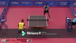 Sathiyan vs Truls Moregard 2019   Qatar Open