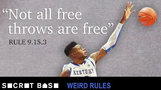 Kentucky once blocked a free throw to try to win a game | Weird Rules Ep 3