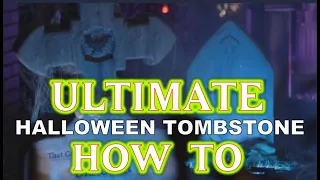 DIY Halloween Tombstones 💀 Foam and Wood Realistic Tombstone Decorations