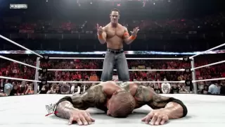 Extreme Rules 2009: John Cena battles Batista in a Last Man Standing Match