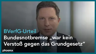 ARD-Rechtsexperte Frank Bräutigam u. a. zum BVerfG-Urteil zur Bundesnotbremse am 30.11.21