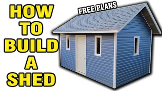 How to Build a Shed (Free Plans)
