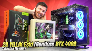 #NeOlur 30 - 20 YILLIK TÜPLÜ ESKİ Monitöre RTX 4090 Takarsak Ne Olur?