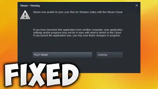 How To Fix Steam Was Unable To Sync Your Files Error - Steam Cloud [7 METHODS]