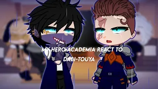 My hero academia react to Dabi||dabihawks||#mha #mhareact #mhareacts #dabi #dabihawks