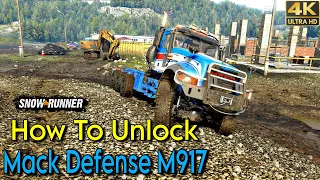 How to Unlock Mack Defense M917 in Snowrunner