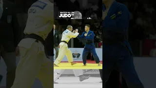 Chkhvimiani crashes out! Matheus Takaki storms through 🇧🇷 #judo #sports #IJF #shorts
