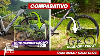 COMPARATIVO ENTRE NOVA OGGI AGILE Pro E CALOI ELITE CARBON HT 2025 - Minha Bike Life Style