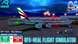 RFS–Real Flight Simulator–Jakarta–To–Dubai–Full Flight–A380–Emirates–Full HD–Real Route