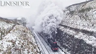 45305 at Blea Moor & Shap in a Blizzard (February 2012)