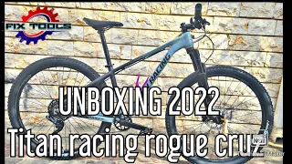 unboxing Titan racing rogue cruz 2022 #mtb #titaracing