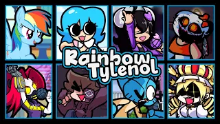 Rainbow Tylenol But Every Turn Another Character Sings It 🎵 (FNF Rainbow Dash BETADCIU)