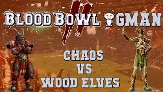 Blood Bowl 2 - Chaos (the Sage) vs Wood Elves (Venachar; discord) - GMan S6D1G10