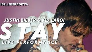 Justin Bieber & Kid Laroi Stay Live Performance At OBB Studio 2023 #justinbieber