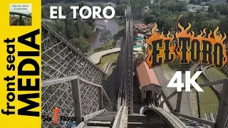 El Toro POV 4K On-Ride Six Flags Great Adventure Roller Coaster Front Seat