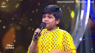 வேற லெவல் டா நீ... 😍😍 | Super Singer Junior 8