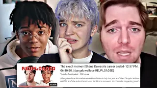 reacting to dangelowallace "The exact moment Shane Dawson's career ended- 12-37 PM, 06-30-20."