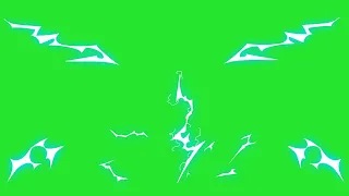 NEW Electric Elements With Sound Effect Green Screen || by Green Pedia