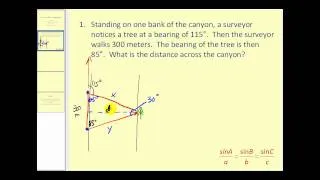 The Law of Sines:  Applications I