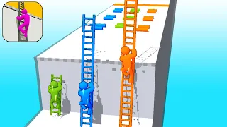 New Satisfying Mobile Gameplay Ladder Masters Top Gameplay Walkthrough iOS,Android All Levels