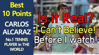 Alcaraz Best 10 Points (Feat : Full Court Coverage) #alcaraz #tennis #Juseung Park Tennis Academy