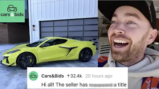 Did Stradman TITLE JUMP His Z06?! *Cars & Bids RESPONDS*