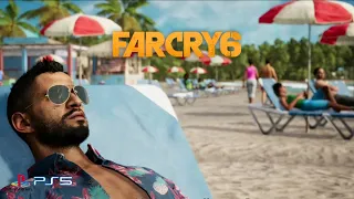 Дани Рохас на пляже Маями  секретная концовка Ending Far cry 6 PS5 PS4