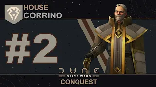 Dune Spice Wars: Conquest ~ House Corrino ~ Ep #2  [No Commentary]