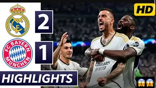 Real Madrid vs. Bayern Munich 2-1 & Highlights Goals & 08/05/2024 & champions league