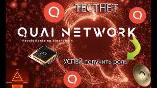 Награждаемый Тестнет Quai Network| Успей получить роли, потом будет ПОЗДНО!